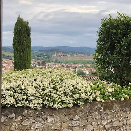 Maison De Charme Avec Vue Sur La Cite Medievale. Carcassonne Extérieur photo